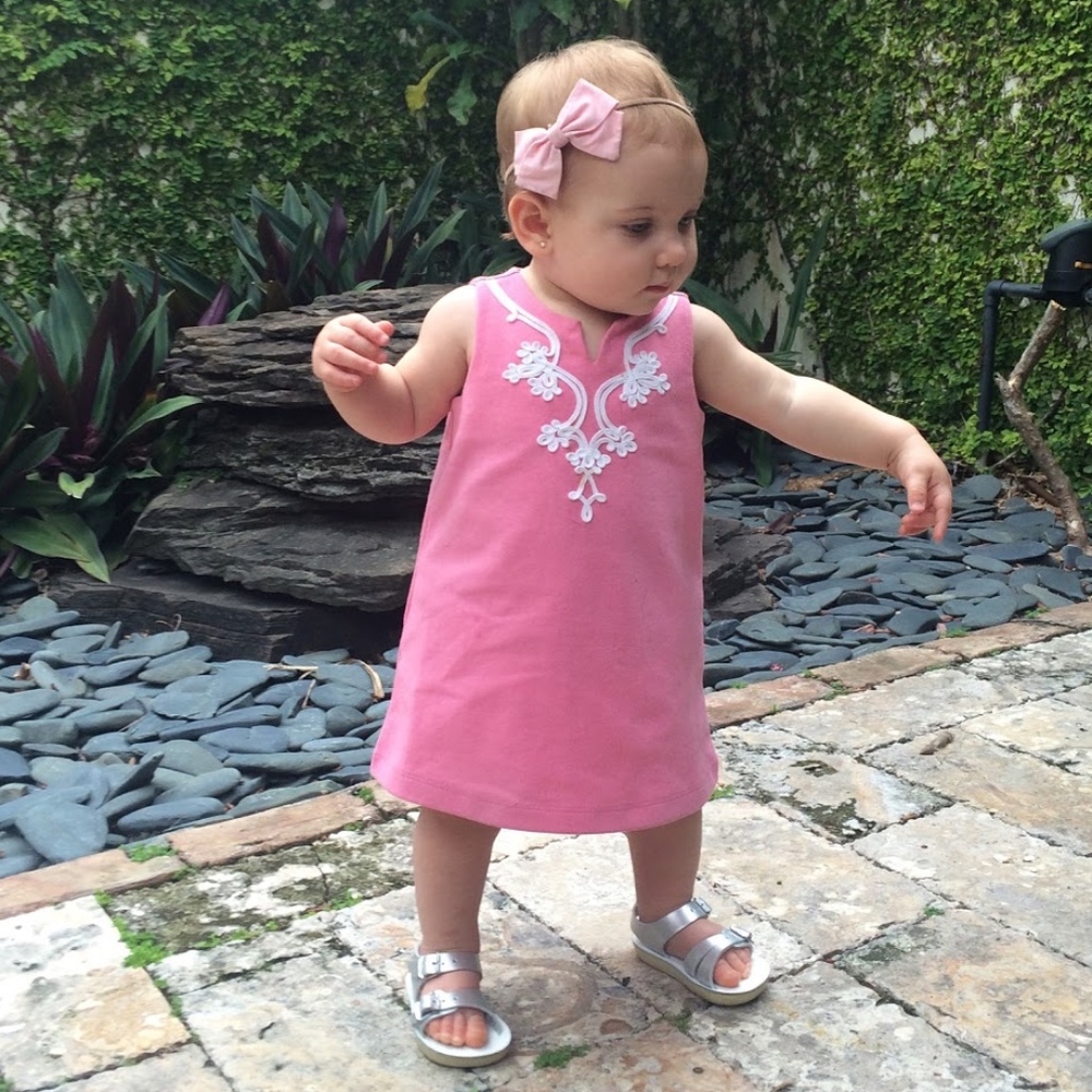 Janie and Jack pink dress
